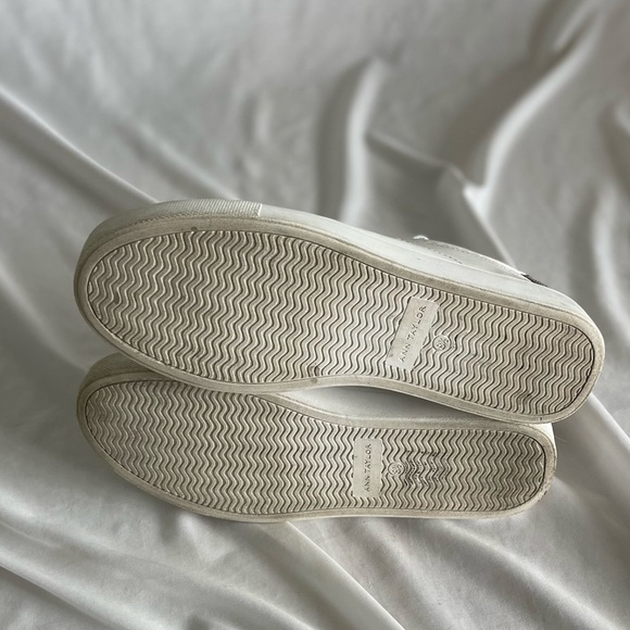 Ann Taylor Savannah Leopard Print Haircalf Leather Sneaker Stitched Size 8.5 - Picture 8 of 12